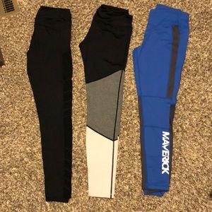 3 Pairs (Med) Maverick Leggins